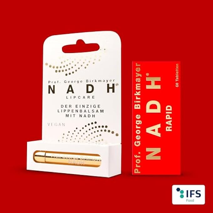 rayihni RAPID HIGH DOSE - 60 TABLETS + & LIP CARE SET - LOZENGES + NADH LIPCARE LIPSTICK LIP BALM FOR NOURISHED LIPS - Image 2